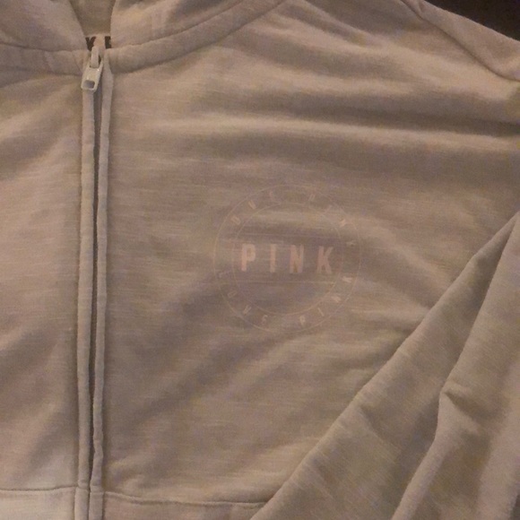 MINT GREEN/BLUE PINK CROPPED HOODIE - Picture 2 of 4